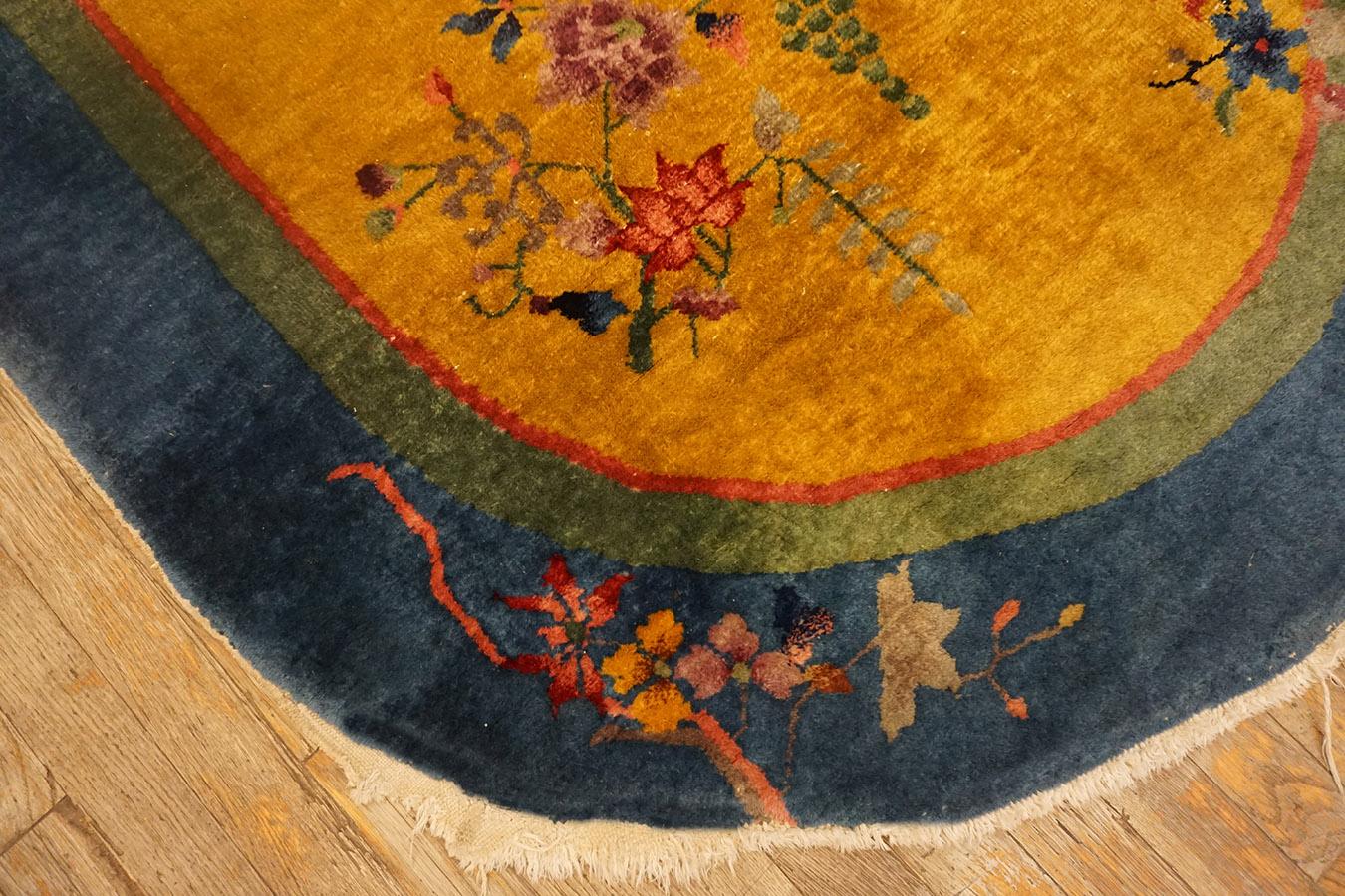 1920s Chinese Art Deco Carpet 4' x 6' 9