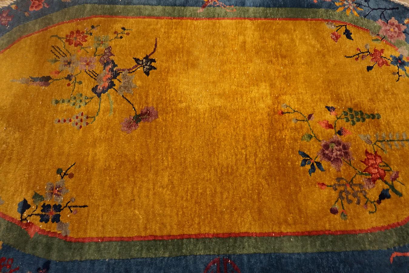 1920s Chinese Art Deco Carpet 4' x 6' 9