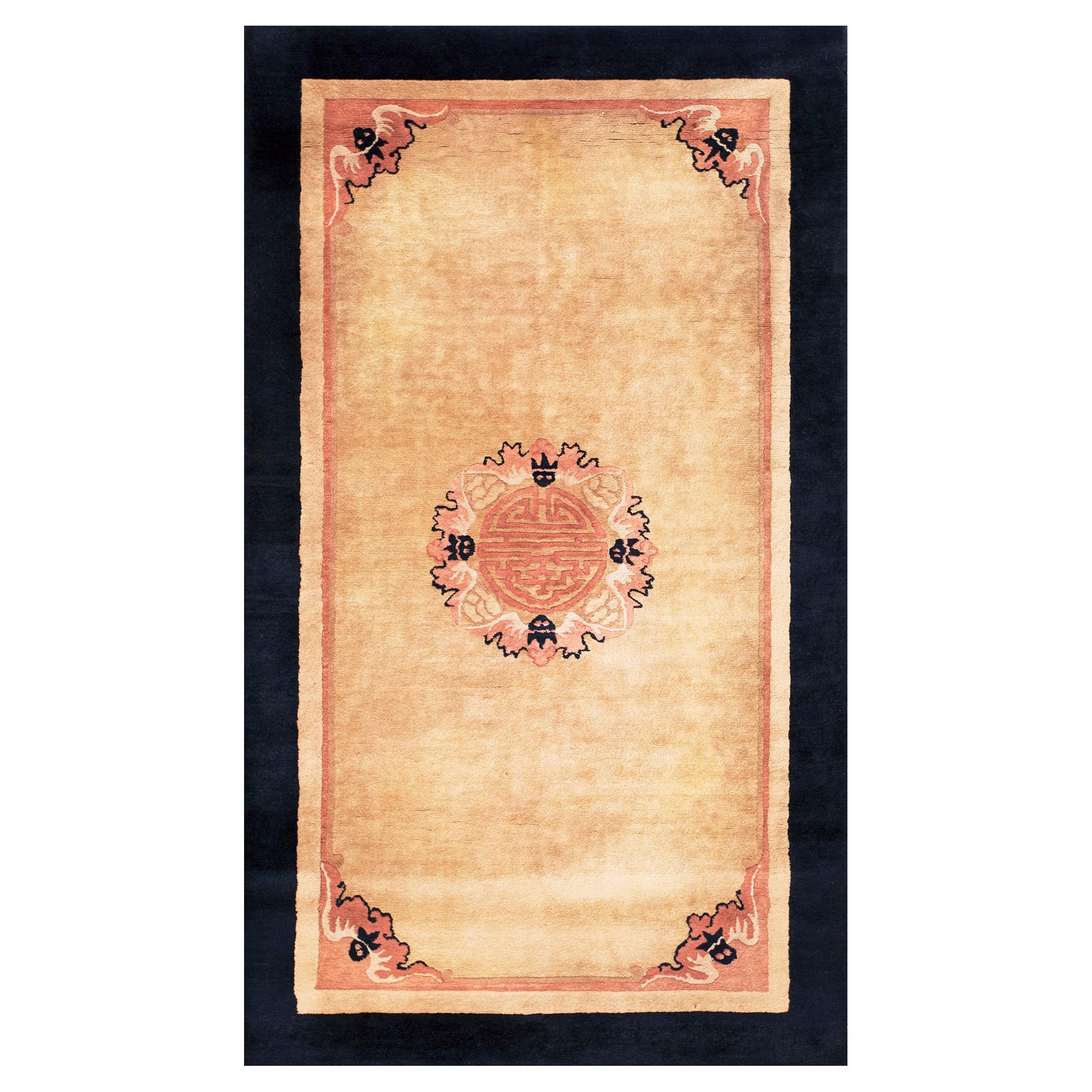 Tappeto Art Deco cinese degli anni '20 ( 4'2" x 7' - 127 x 213 )