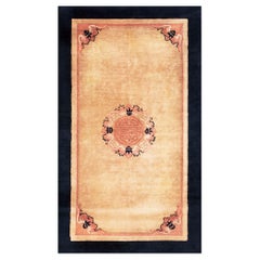 Chinesischer Art-Déco-Teppich aus den 1920er Jahren ( 4''2 x 7'' - 127 x 213)