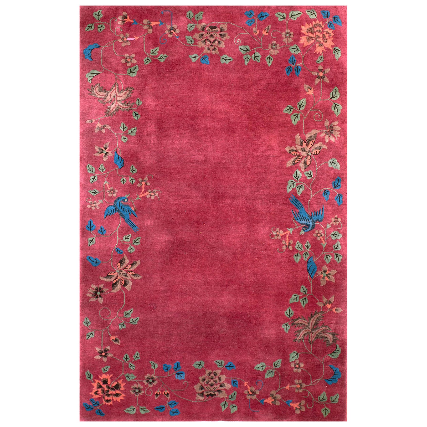 Tapis Art Déco chinois ancien en vente