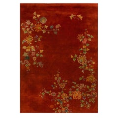 Tapis Art Déco chinois des années 1920 (5 m)  x 8' 6'' - 183 x 260 cm)