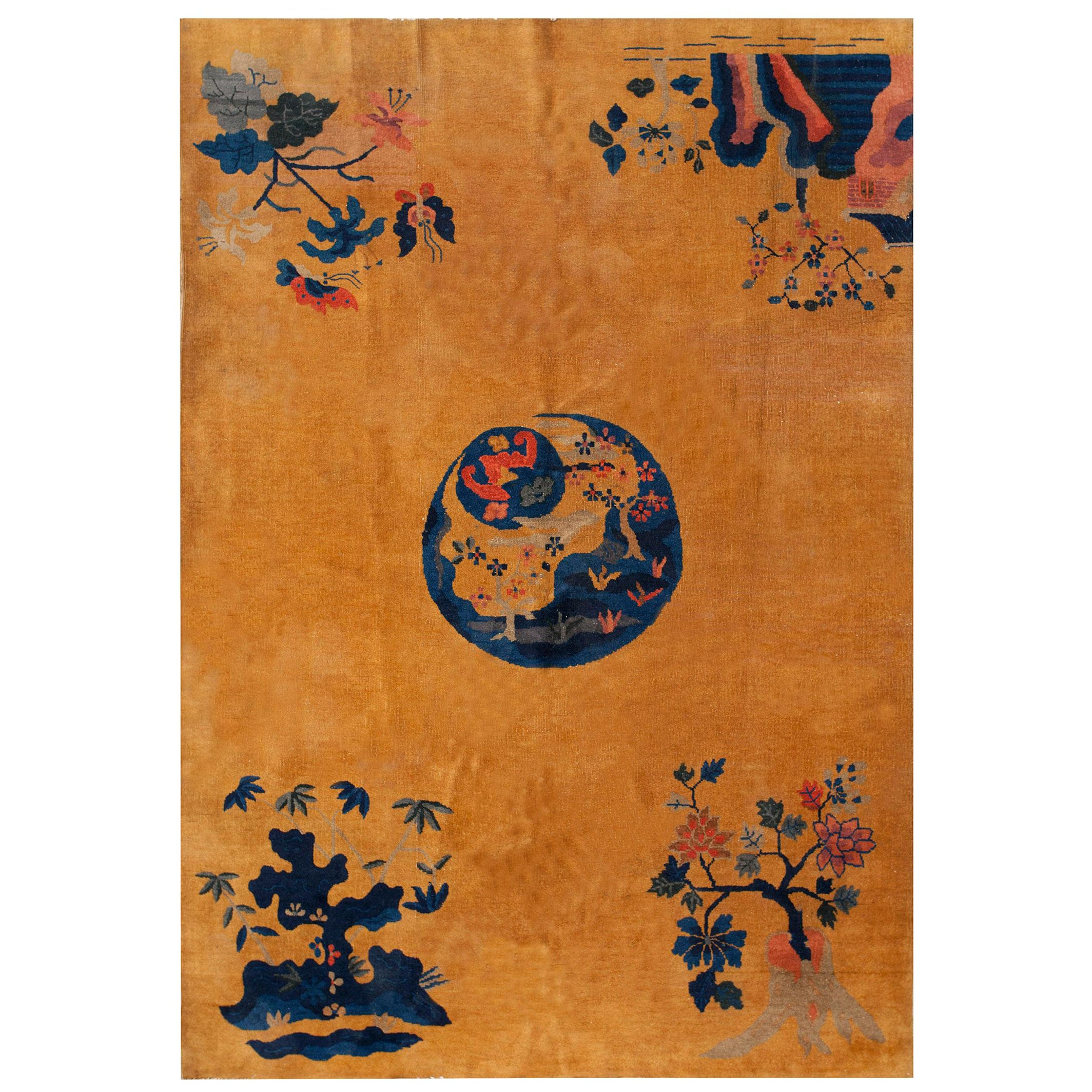 Tapis Art déco chinois des années 1920 ( 6' X 8'6"" - 183 x 260 cm) en vente