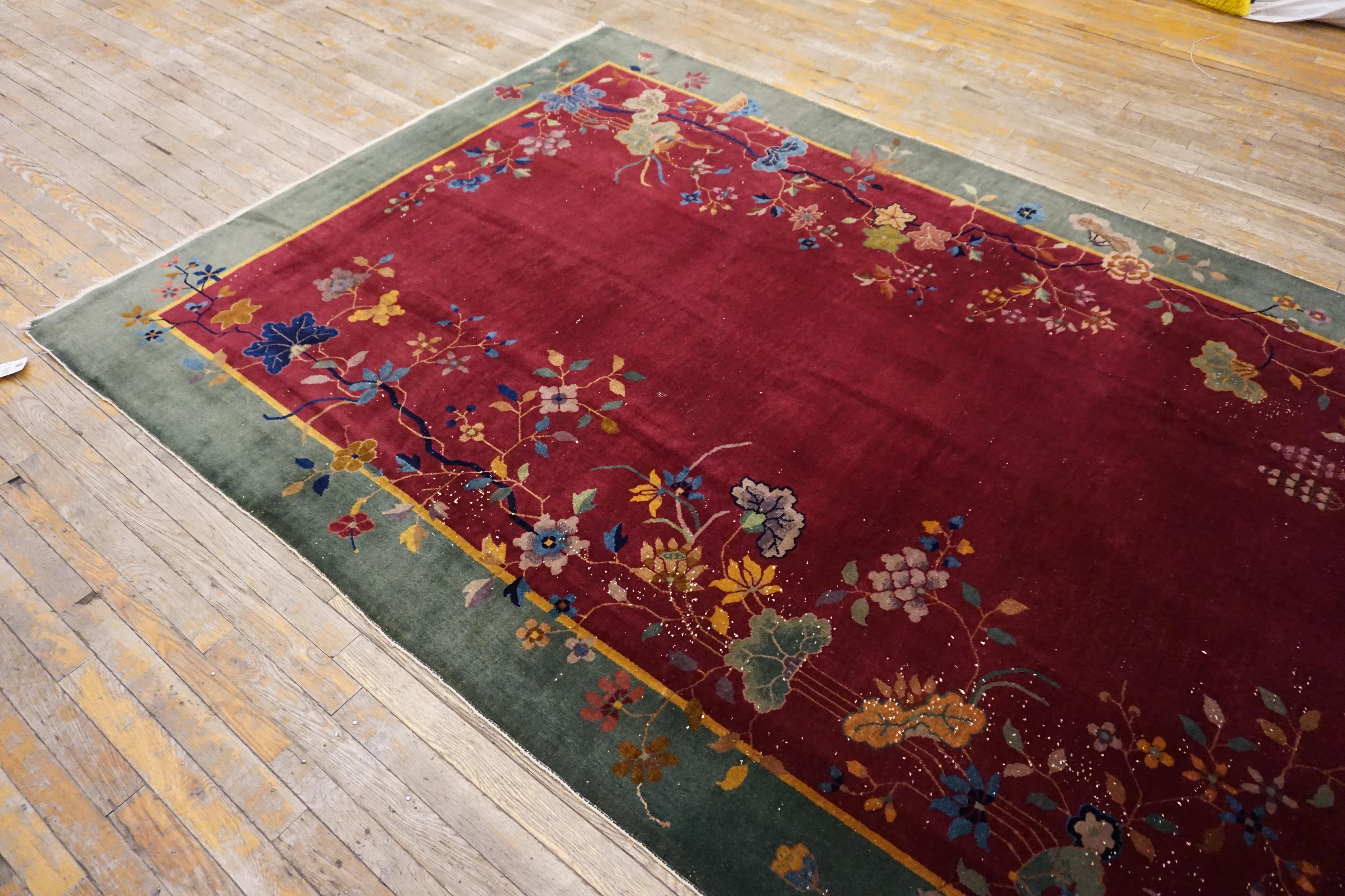 1920s Chinese Art Deco Carpet ( 6' x 8'8'' - 183 x 265 )  For Sale 2