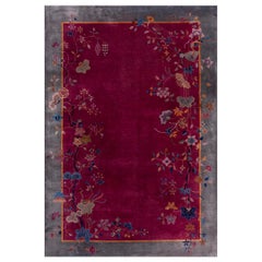 Tapis chinois Art Déco des années 1920 ( 6' x 8'8'' - 183 x 265 ) 