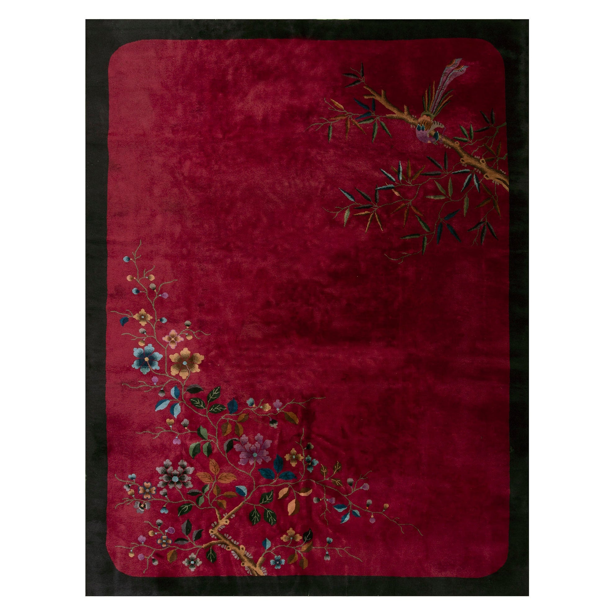 Tapis Art déco chinois des années 1920 (32,7 x 350 cm)