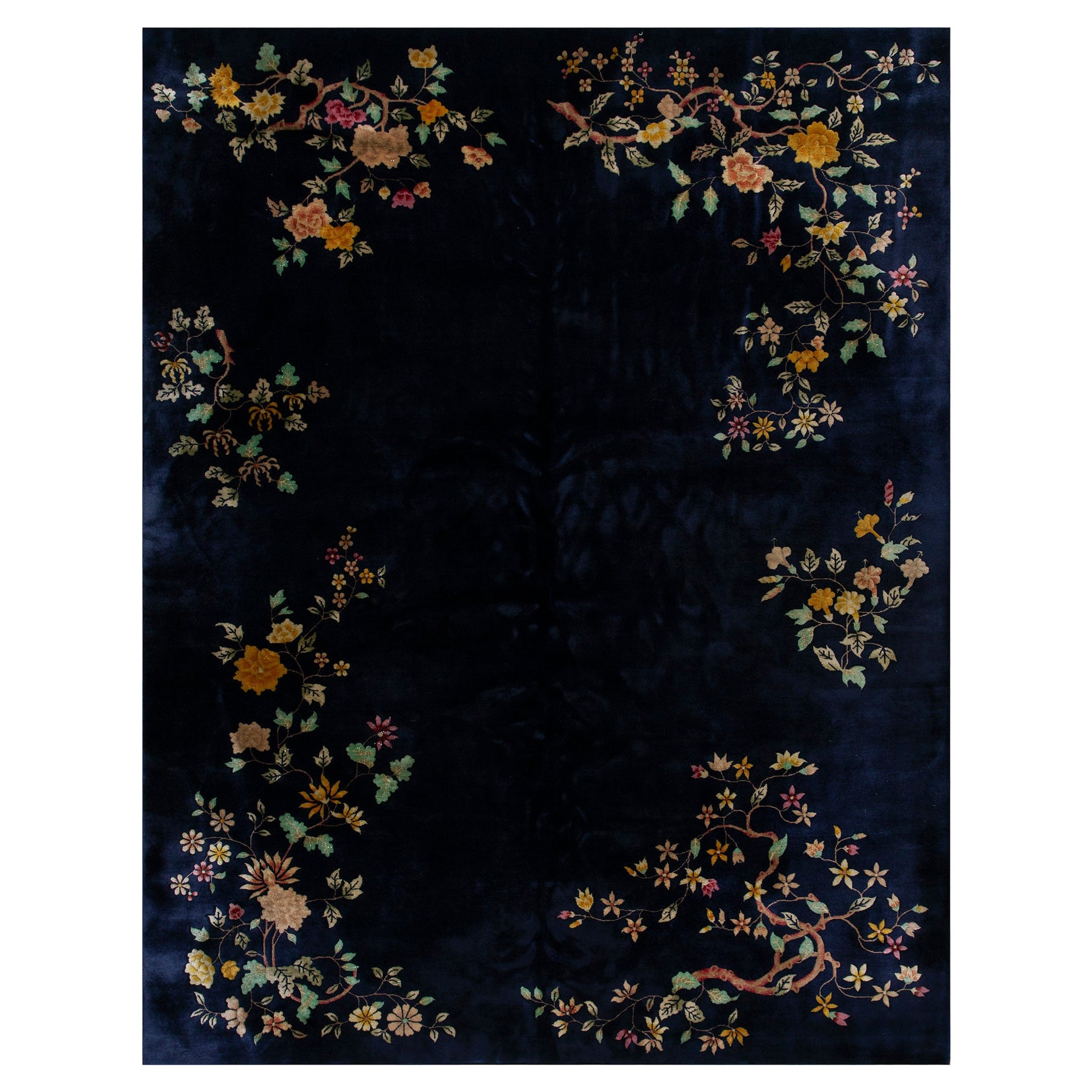 Tapis Art Déco chinois des années 1920 (32,27 x 353 cm)