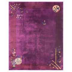 Tappeto cinese Art Deco degli anni '20  8' 10 "x11' 6"