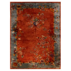 Tapis Art déco chinois des années 1920 (32,6 x 342 cm)