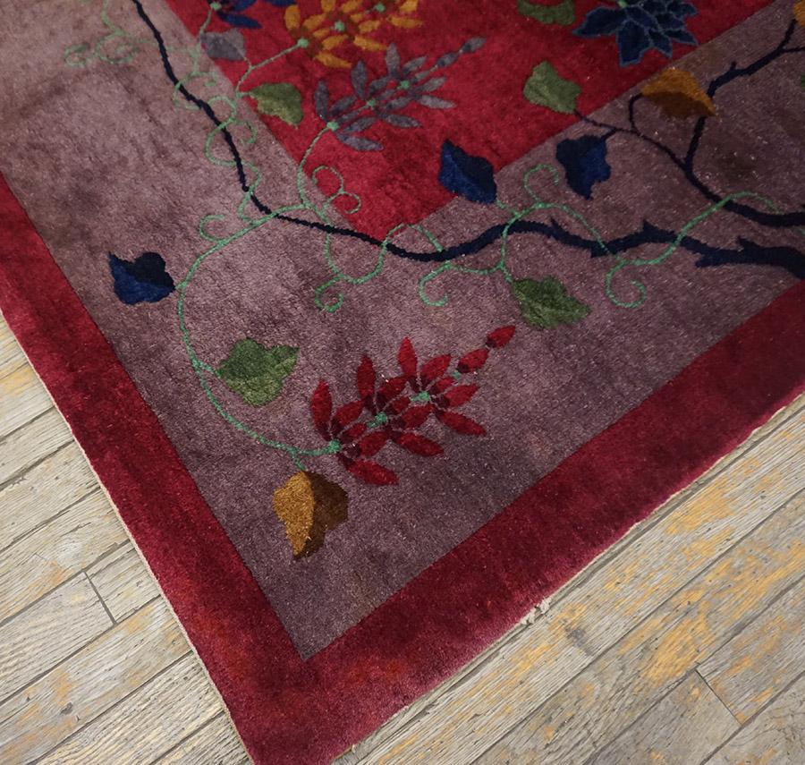 1920s Chinese Art Deco Carpet, Size: 8' 9