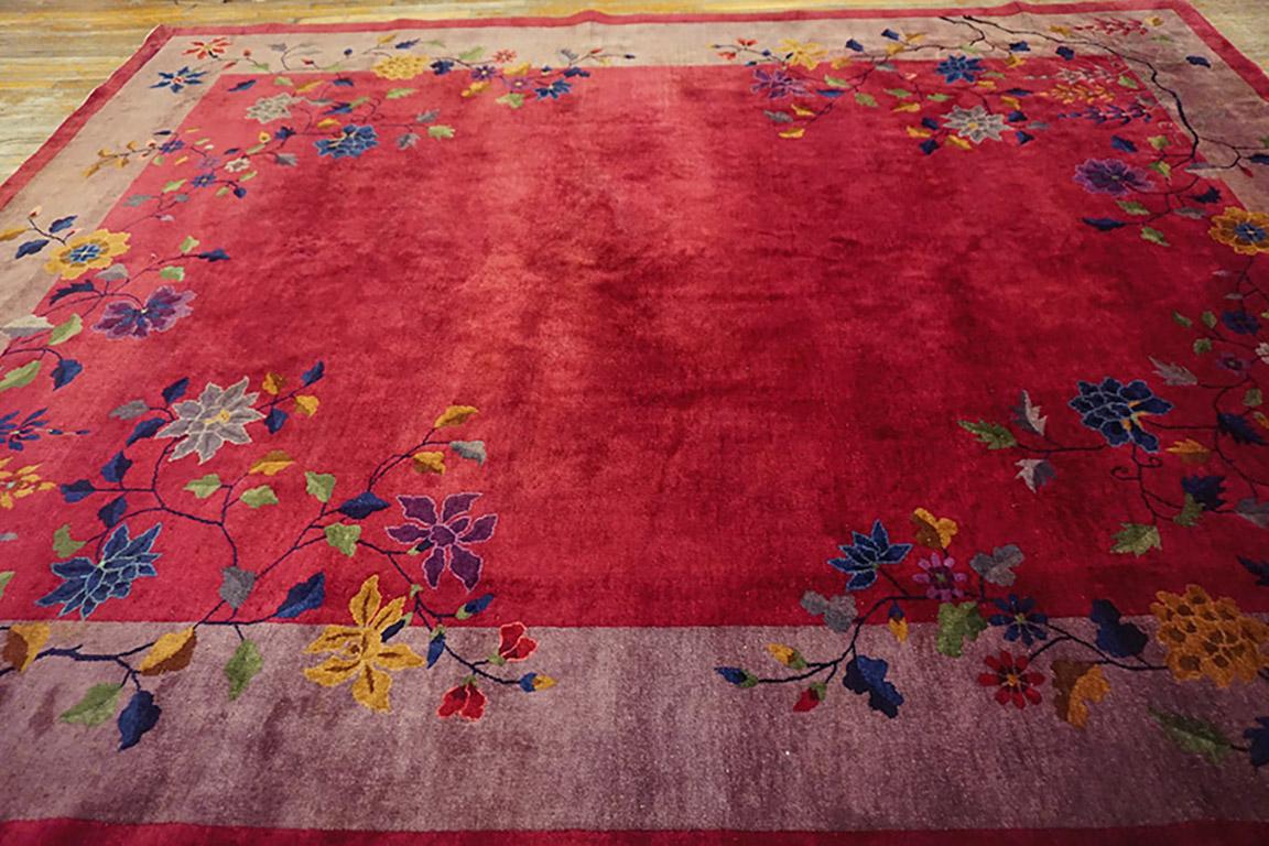 1920s Chinese Art Deco Carpet 8' 9