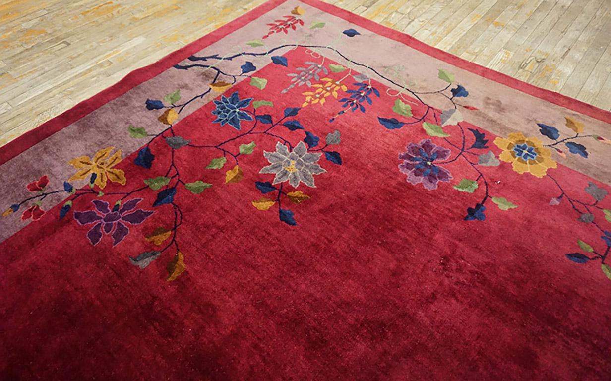 1920s Chinese Art Deco Carpet 8' 9