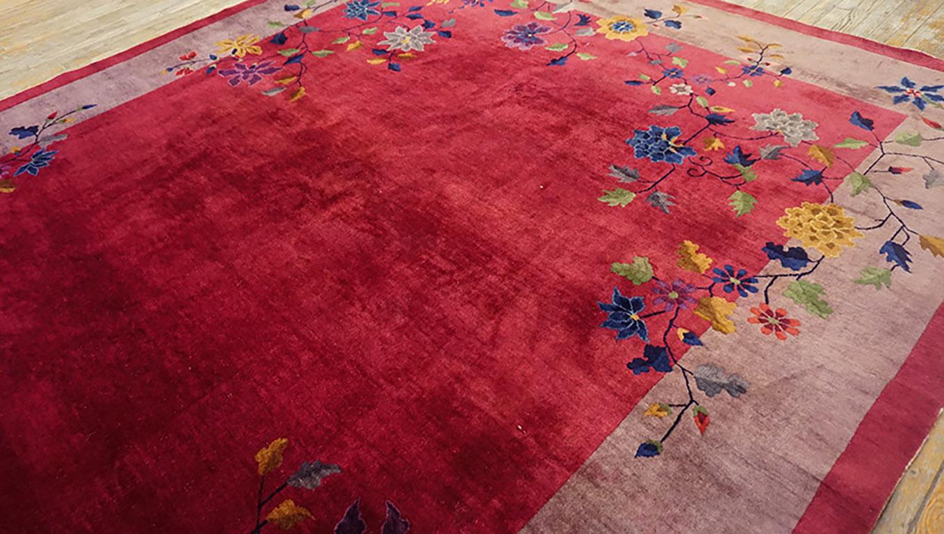 1920s Chinese Art Deco Carpet 8' 9