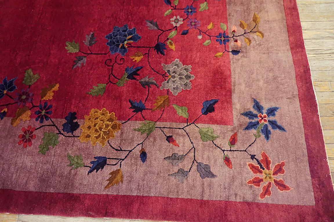 1920s Chinese Art Deco Carpet 8' 9