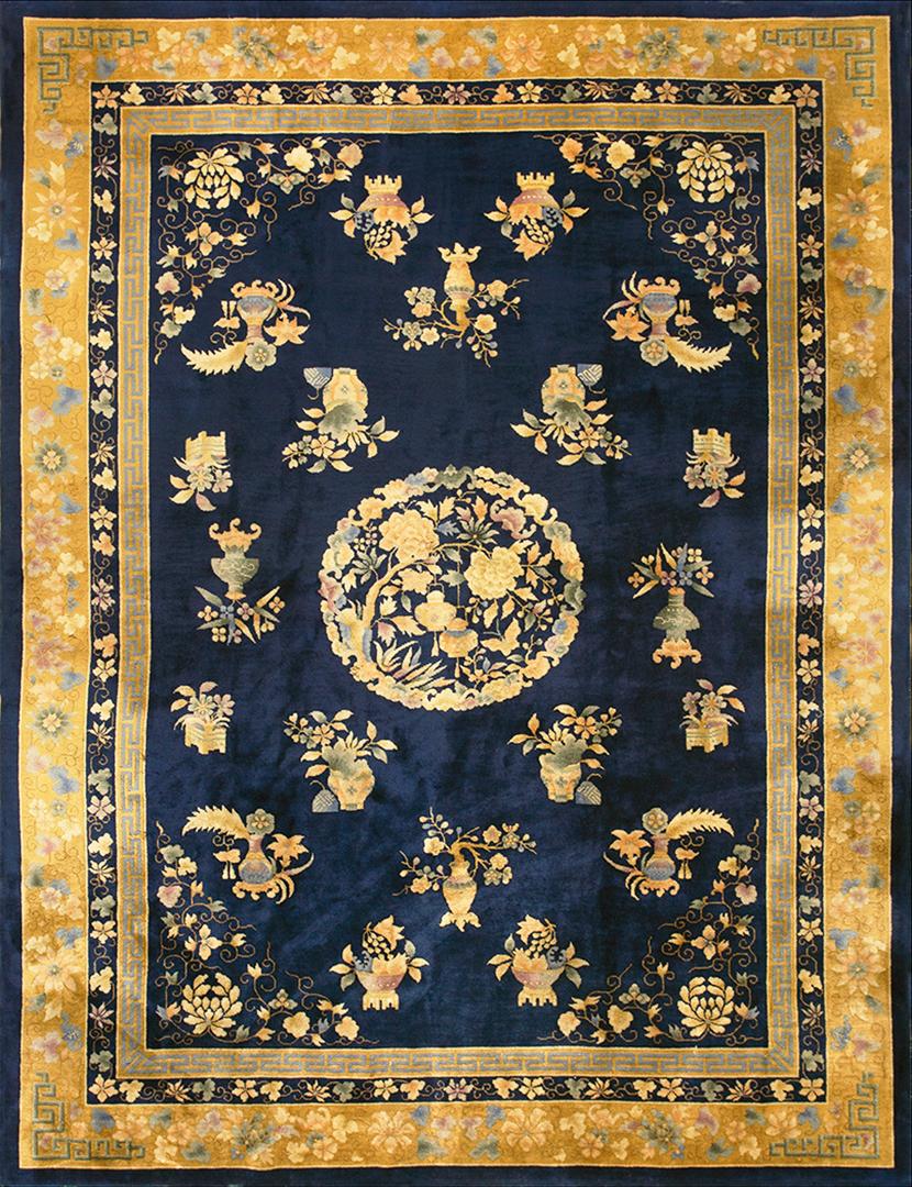 1920s Chinese Art Deco Carpet ( 8' 9'' x 11' 6'' - 266 x 350 )