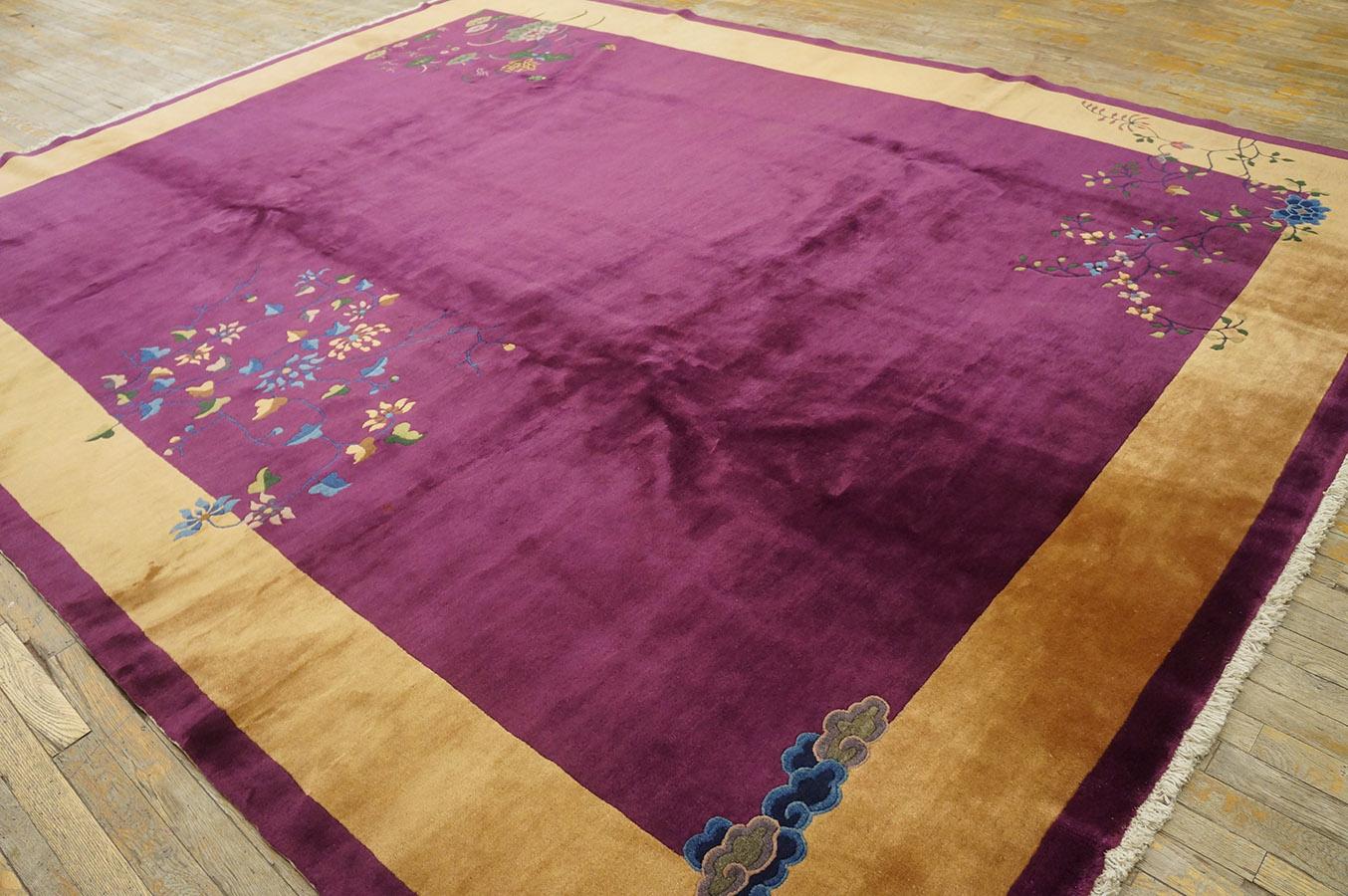 1920s Chinese Art Deco Carpet ( 8'10