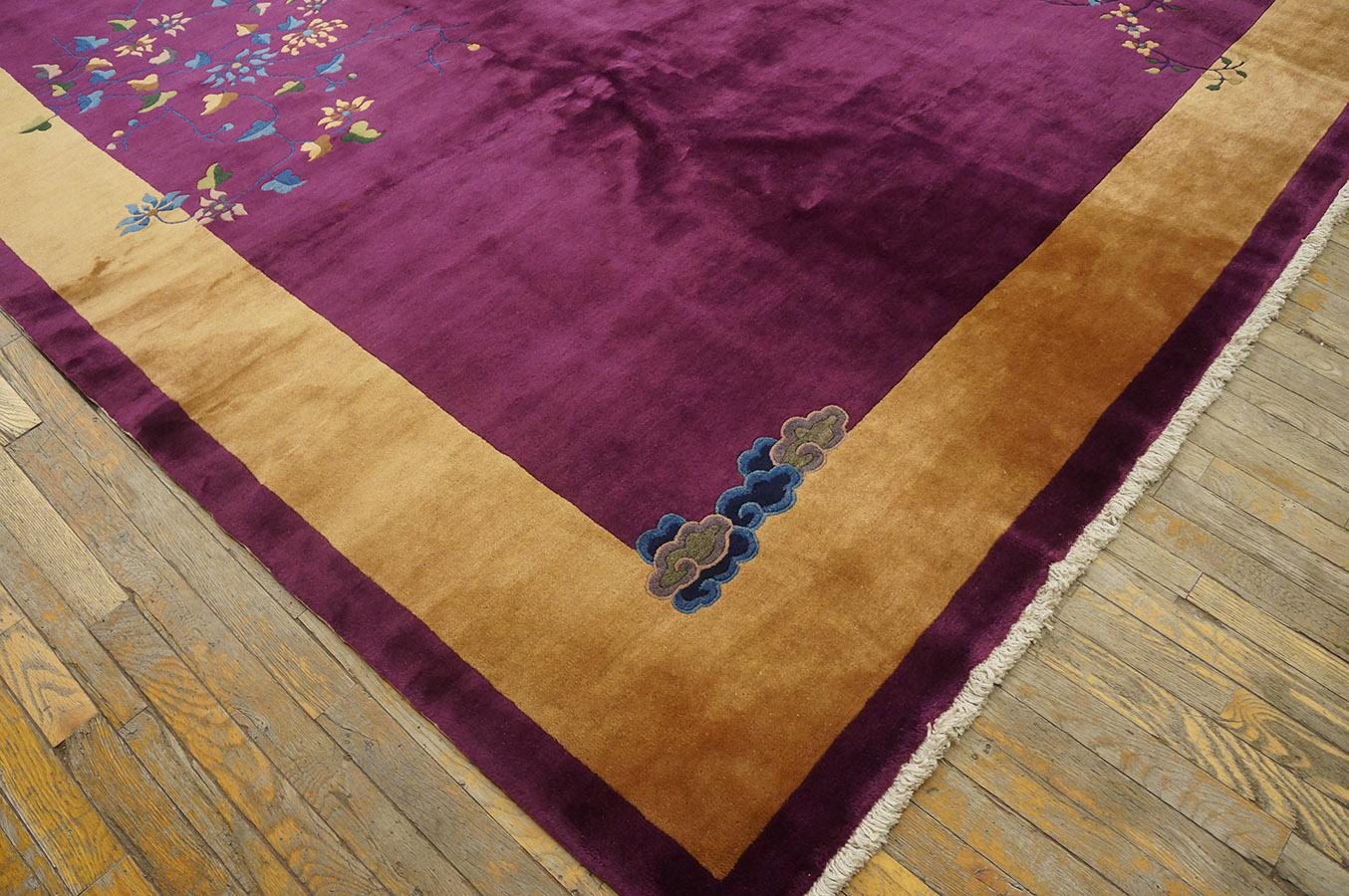 1920s Chinese Art Deco Carpet ( 8'10