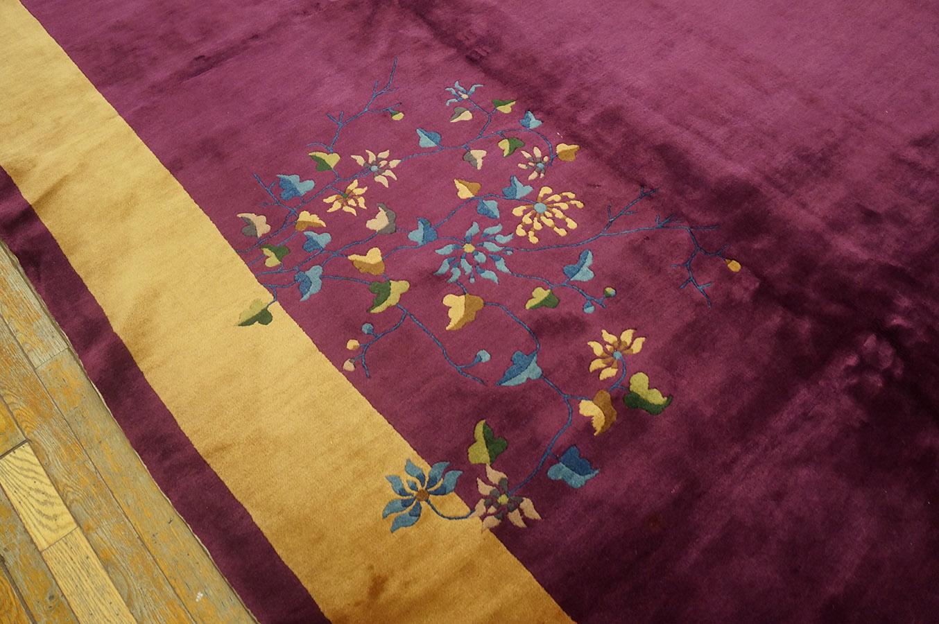 1920s Chinese Art Deco Carpet ( 8'10