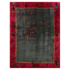 Tapis Art déco chinois des années 1920 (  8'10'' x 11'6'' - 270 x 350 )