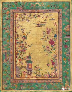 1920s Chinese Art Deco Carpet ( 8'10" x 11'8" - 270 x 356 )