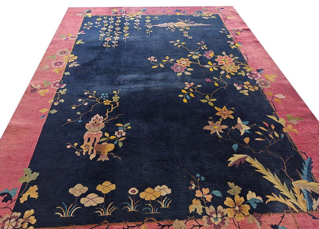 Tapis Art déco chinois des années 1920 (32,9 x 358 cm) en vente 6