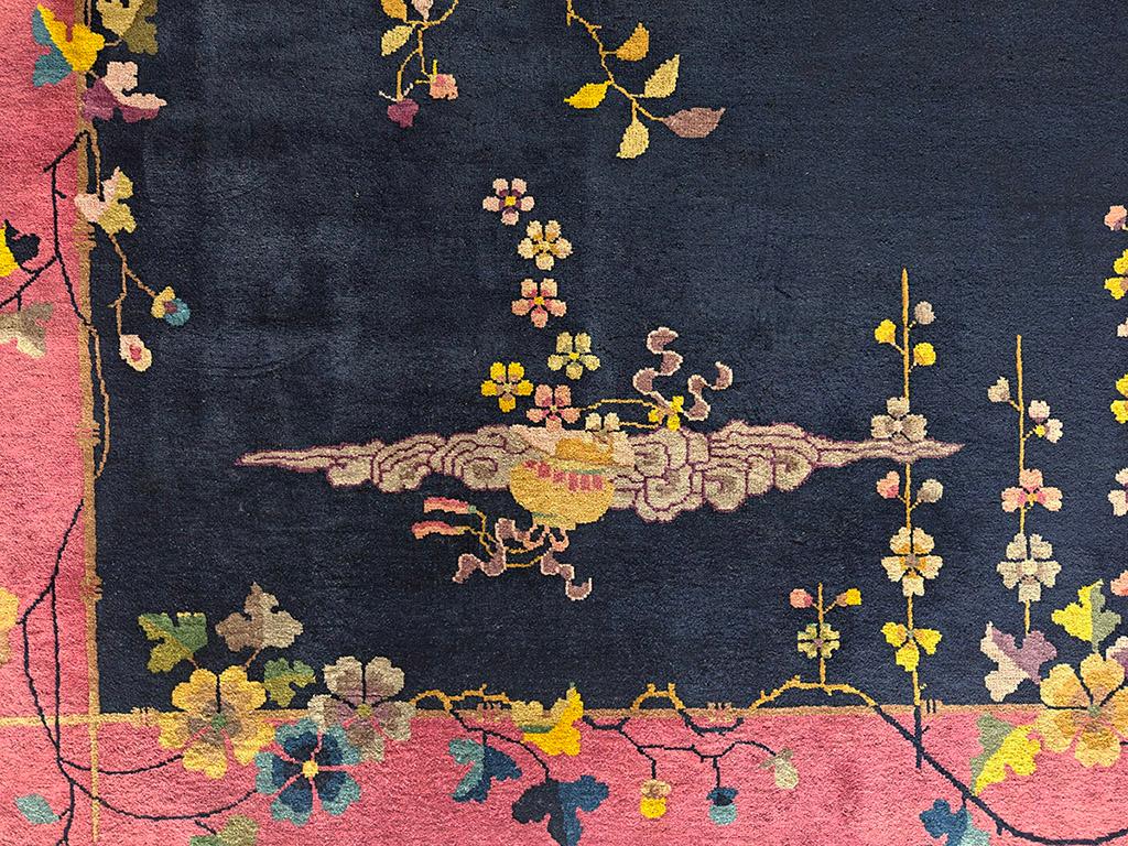 Tapis Art déco chinois des années 1920 (32,9 x 358 cm) en vente 8