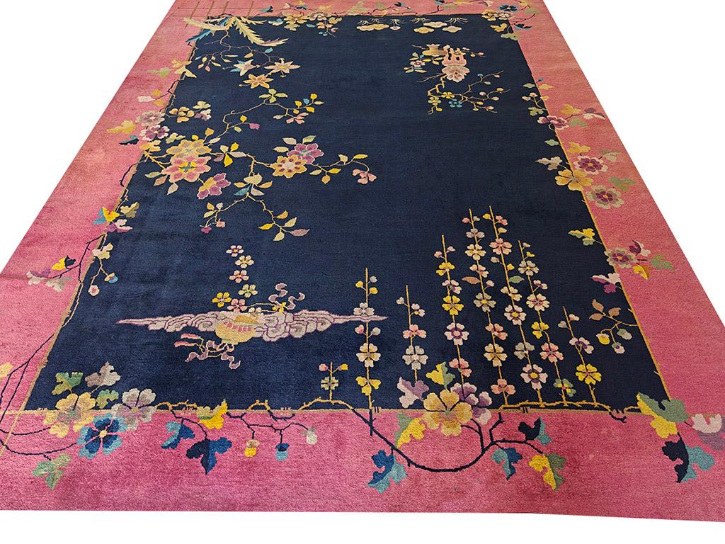 Tapis Art déco chinois des années 1920 (32,9 x 358 cm) en vente 1