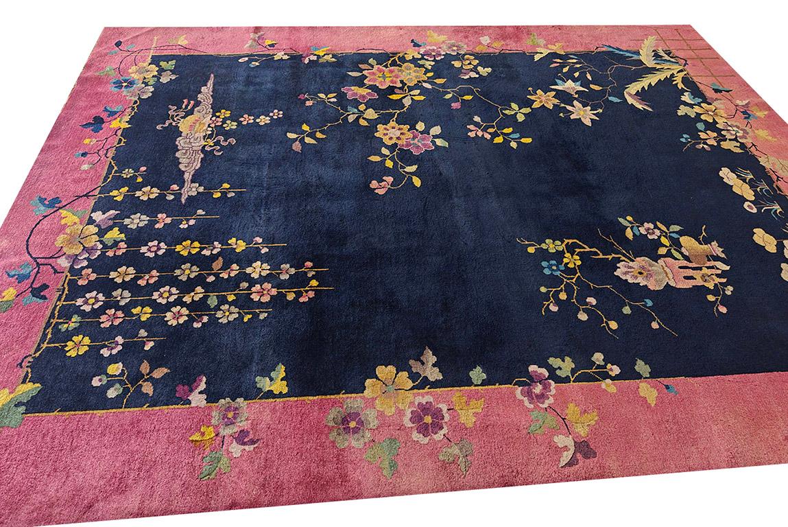 Tapis Art déco chinois des années 1920 (32,9 x 358 cm) en vente 2