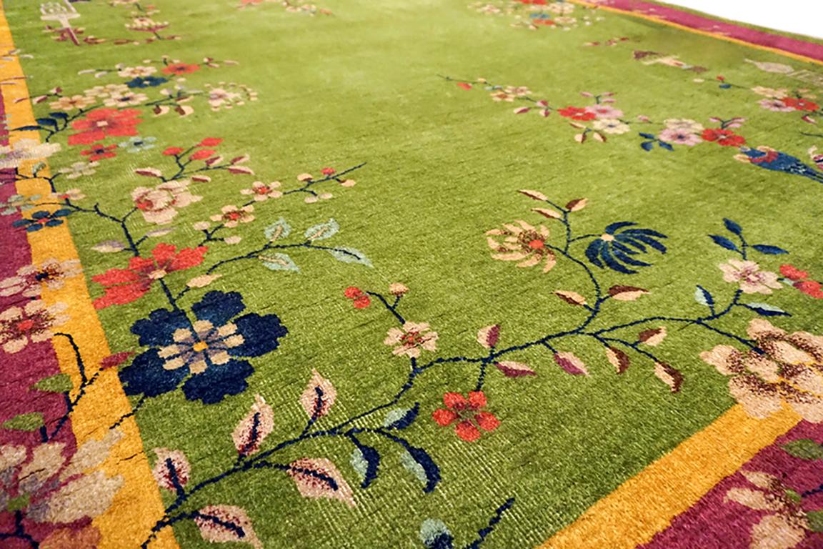 Alfombra Art Decó china de los años 20 ( 8'8