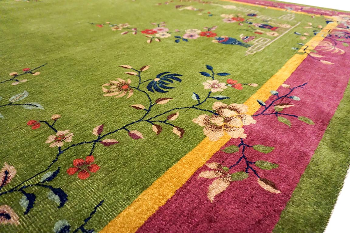 Alfombra Art Decó china de los años 20 ( 8'8