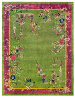 1920s Chinese Art Deco Carpet ( 8'8" x 11'6" - 265 x 350 )