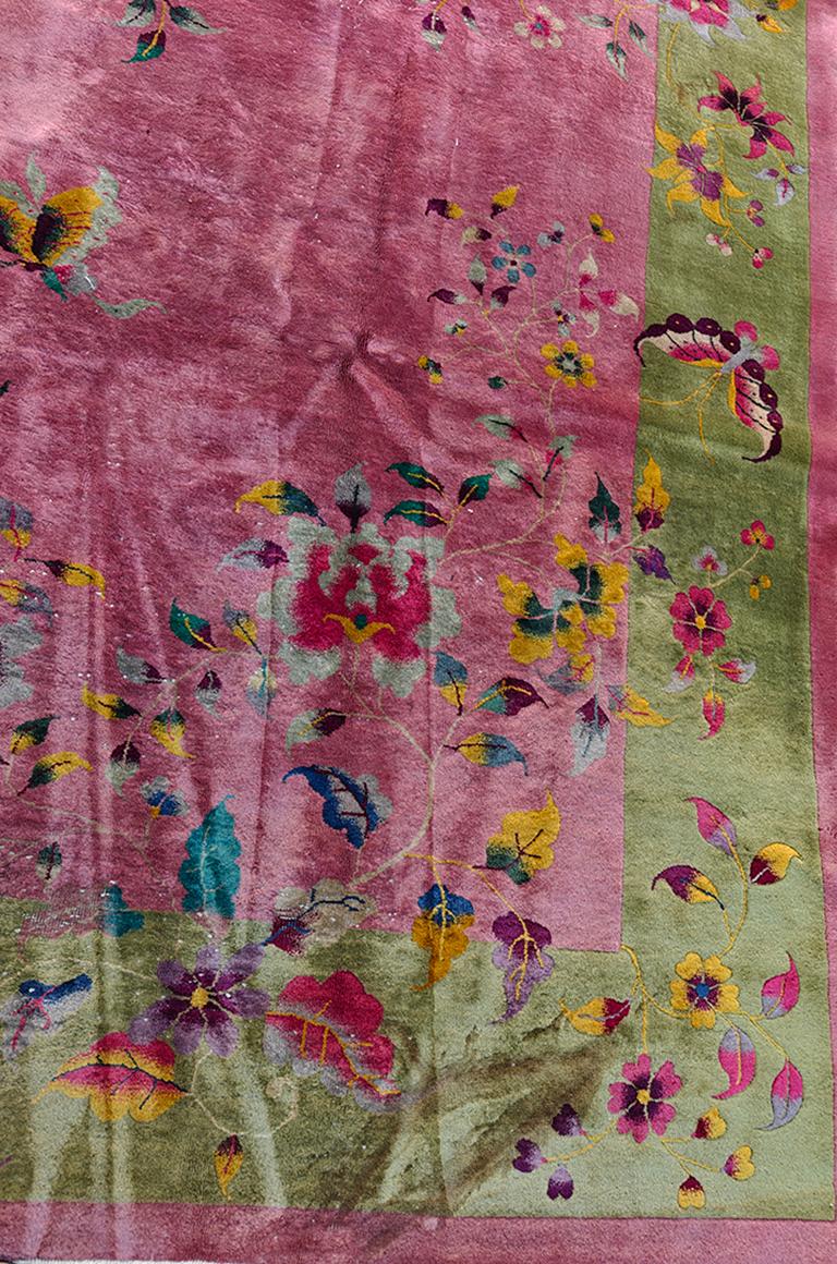 Art Déco chino de los años 20  Alfombra ( 8'9