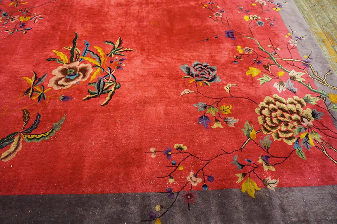 1920s Chinese Art Deco Carpet ( 8'x 9' 10