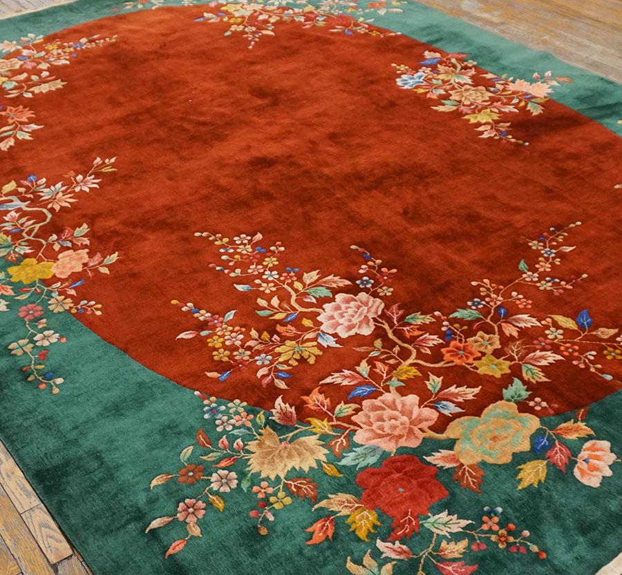 1920s Chinese Art Deco Carpet 9' 10