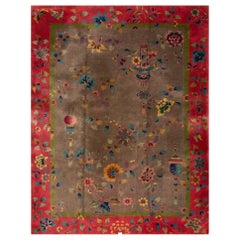 1920s Chinese Art Deco Carpet ( 9'' x 11' 6'' - 275 x 350 cm )