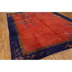 Alfombra Art Decó china de los años 20 ( 9' x 11'10" - 275 x 360 cm )