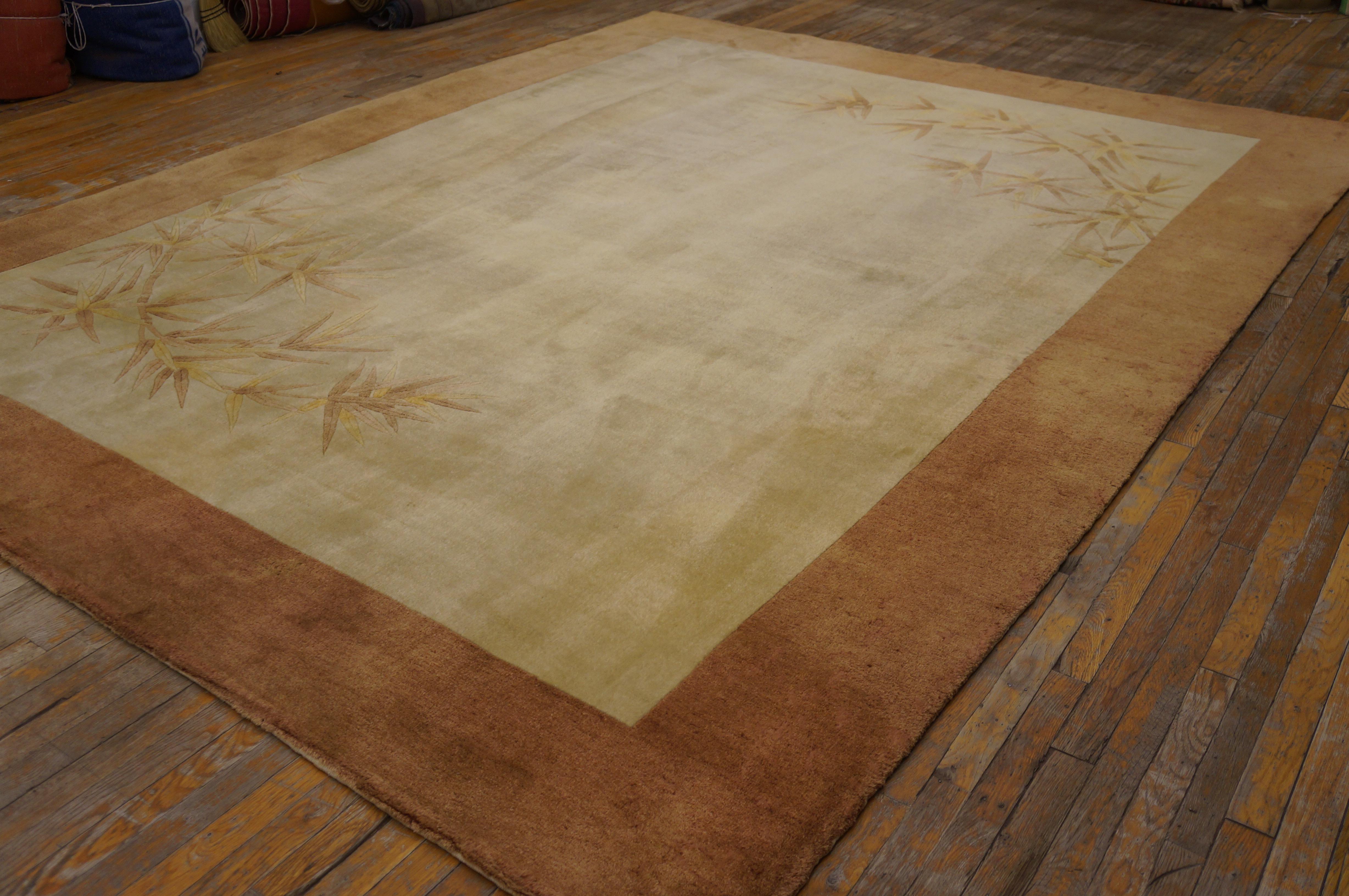 Tapis chinois Art Déco des années 1920 ( 9' x 11'6