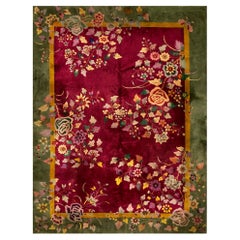 1920s Chinese Art Deco Carpet ( 9' x 11'7" - 275 x 353 )