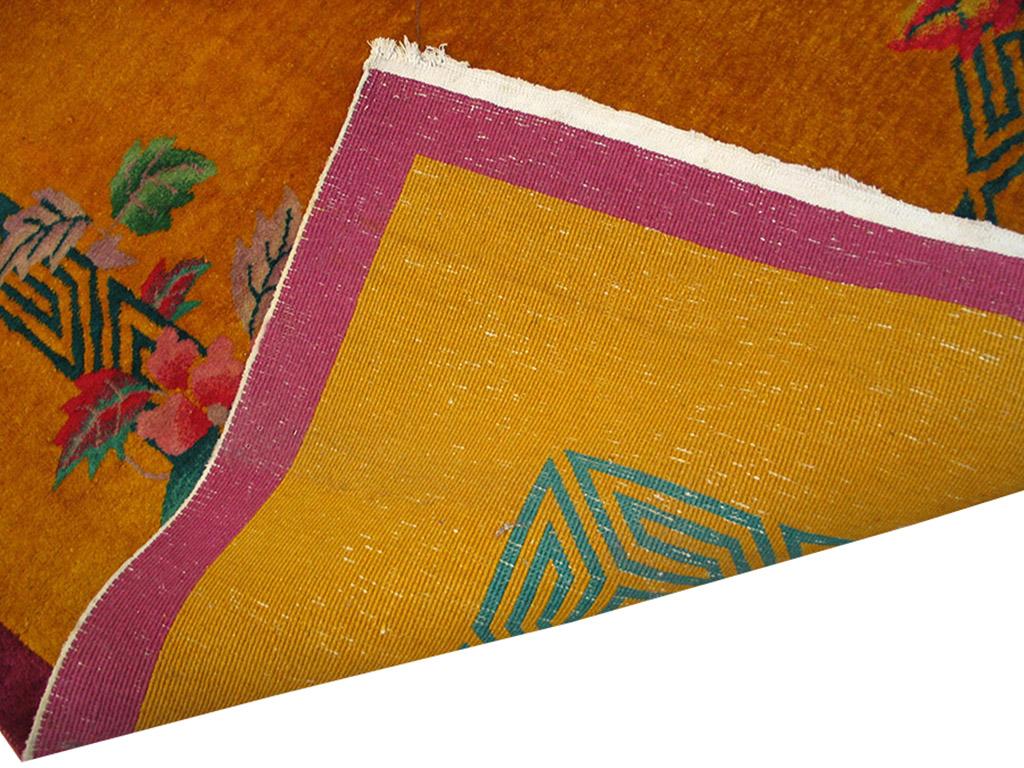 1920s Chinese Art Deco Carpet ( 9' x 11'8