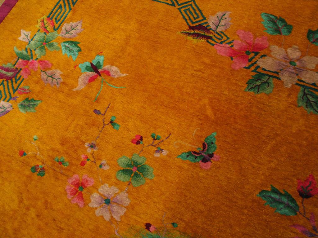 1920s Chinese Art Deco Carpet ( 9' x 11'8