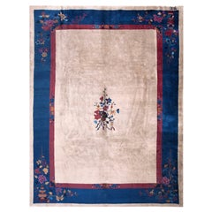 Tappeto Art Deco cinese degli anni '20 ( 9'' x 11'8'' - 275 x 355 )