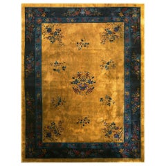 Tapis Art Déco chinois des années 1920 ( 236 x 286 cm)