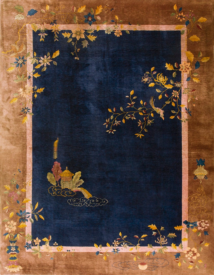 1920s Chinese Art Deco Carpet ( 9' x 11'9" - 274 x 358 )