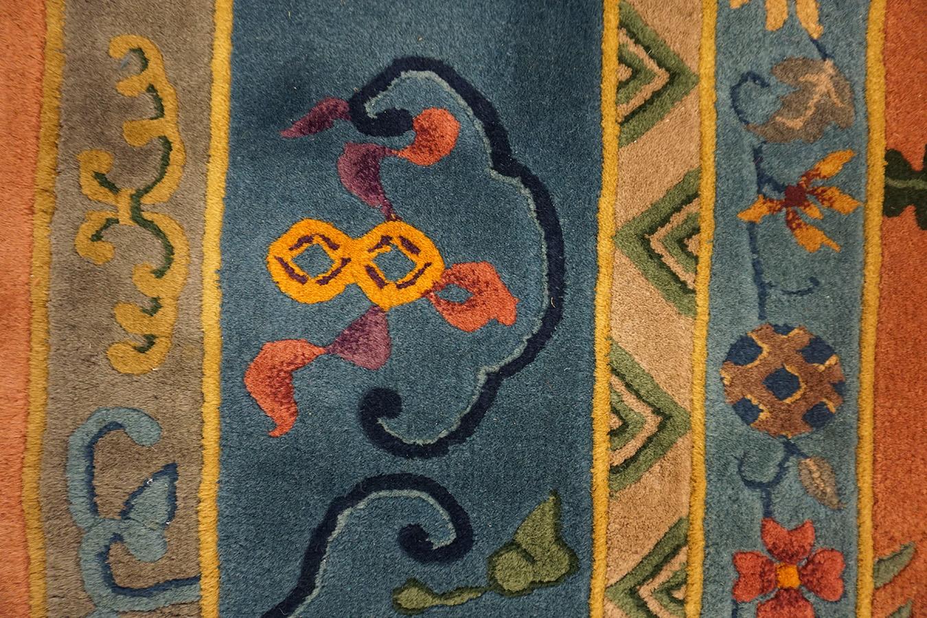 1920s Chinese Art Deco Carpet 9' x 12' For Sale 10