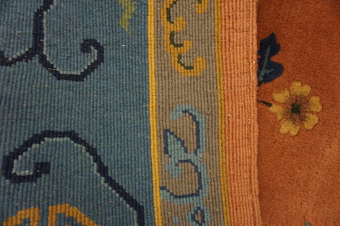 1920s Chinese Art Deco Carpet 9' x 12' For Sale 11