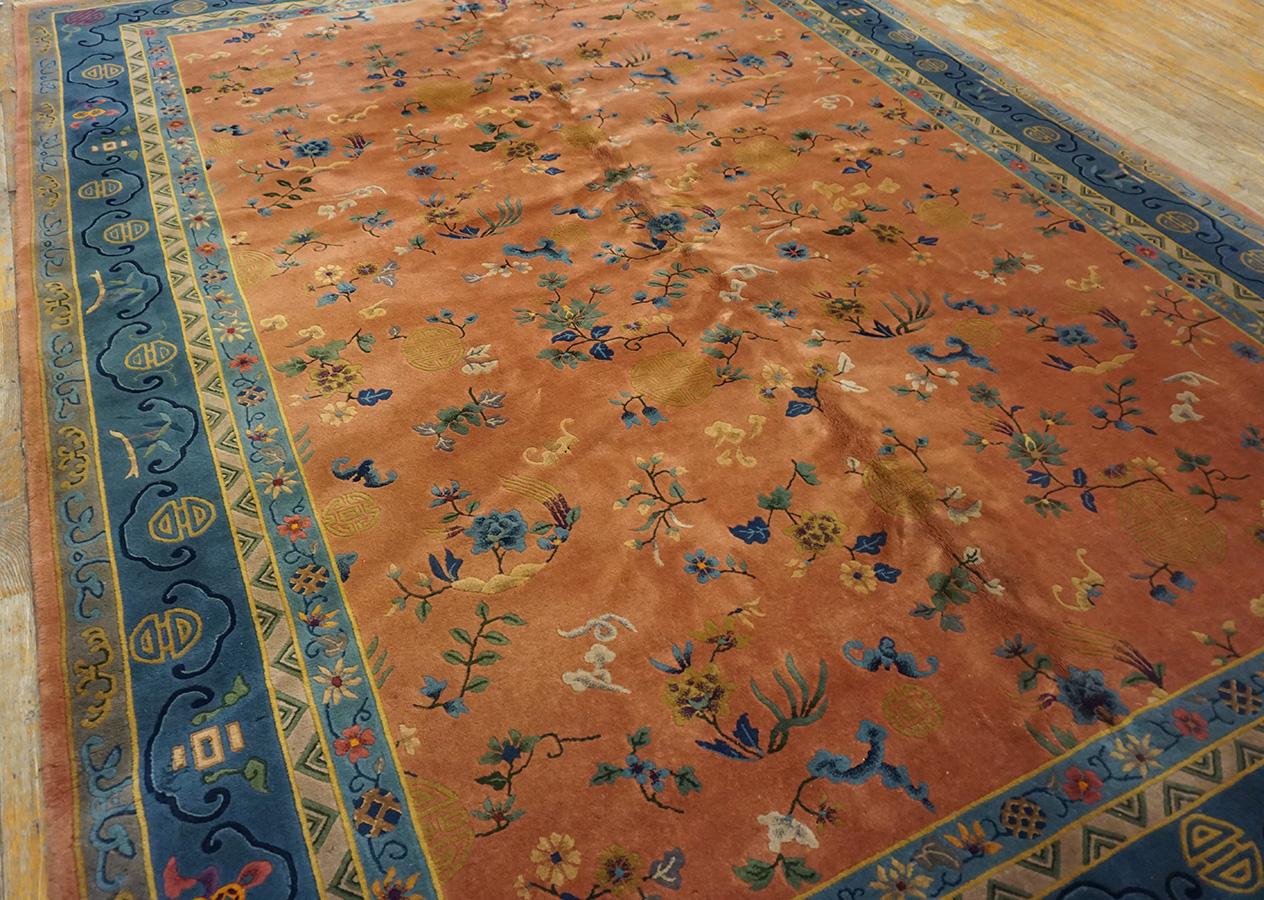 1920s Chinese Art Deco Carpet, Size: 9' x 12' 