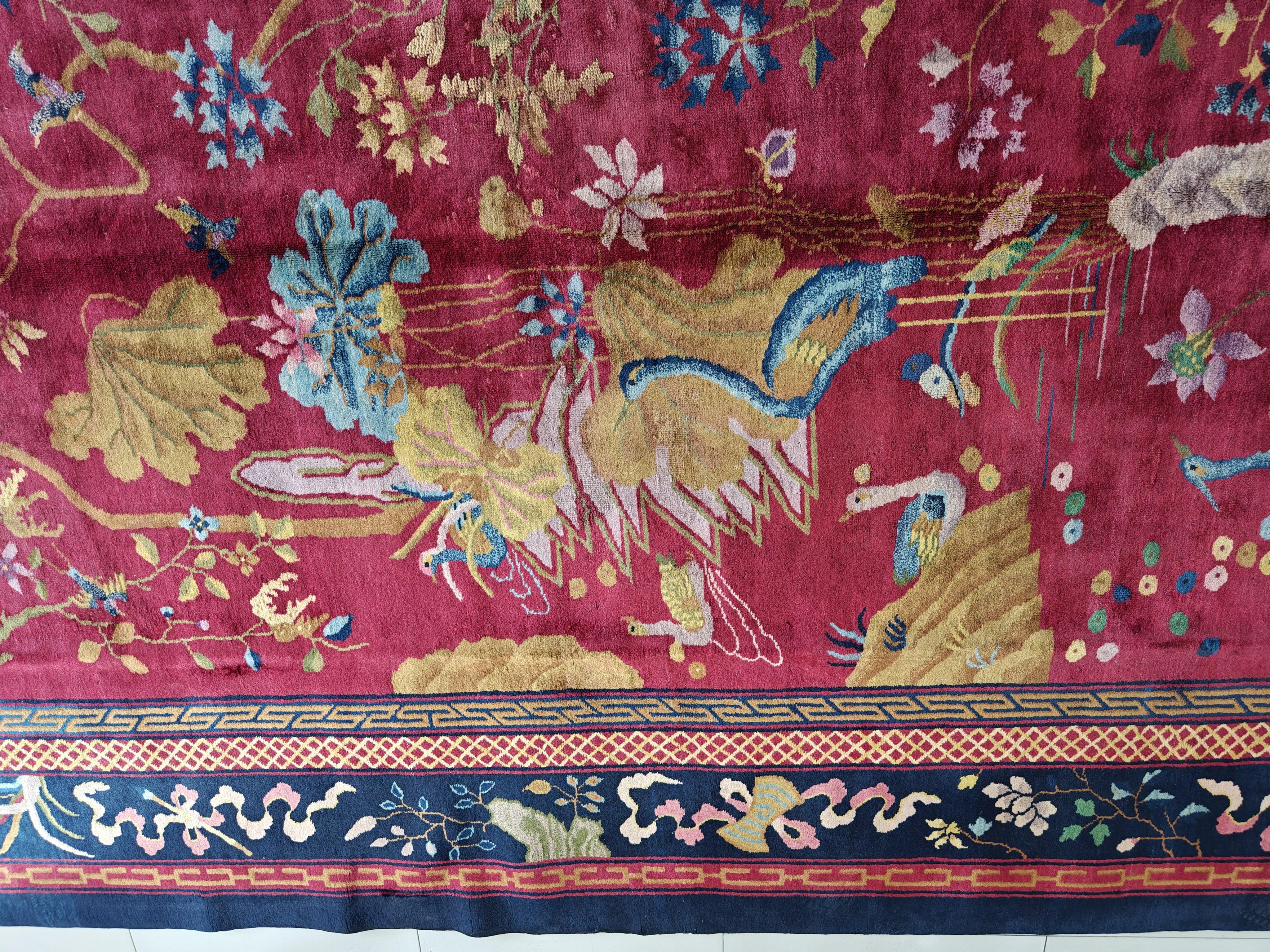 1920s Chinese Art Deco Carpet ( 9' x 14' - 274 x 427 ) For Sale 7
