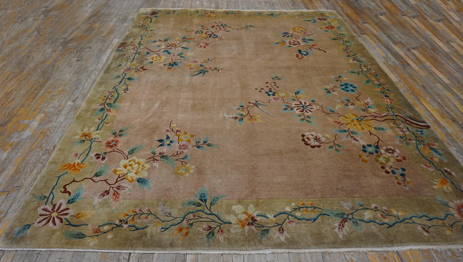 Tappeto Art Deco cinese degli anni '20 ( 9' x 12' - 275 x 365 ) in vendita 5