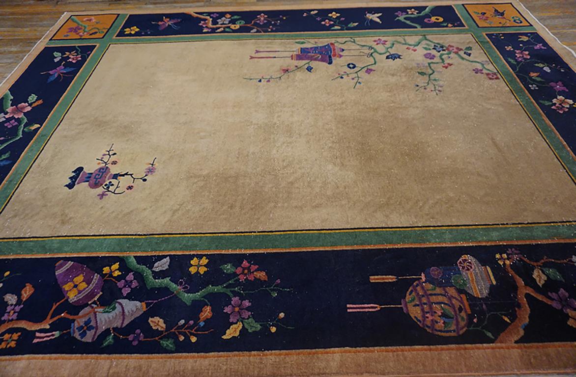 1920s Chinese Art Deco Carpet 9'0