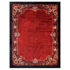 Tapis Art Déco chinois des années 1920 ( 9'3"" x 12' - 282 x 365 cm)